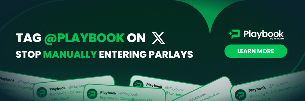 tag @playbook on x to stop manually entering parlays